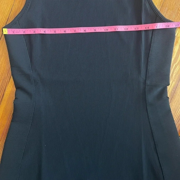 Athleta Women's Sleeveless Ribbed Midi Dress Black Size M - Picture 6 of 12